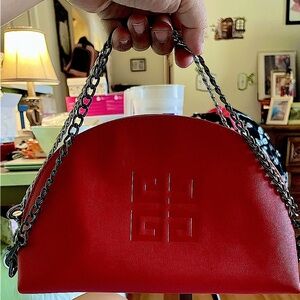 Givenchy Red Cosmetic Bag